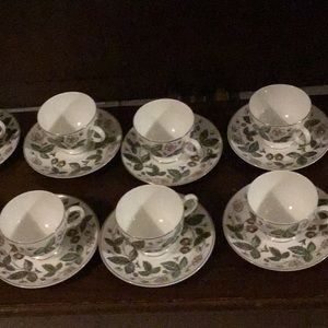Wedgwood bone China Strawberry Hill  cup & saucer
